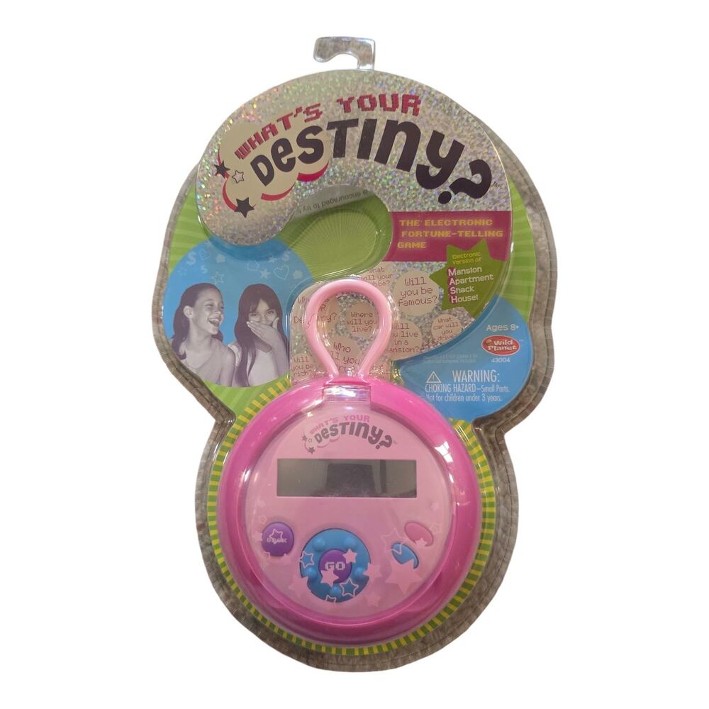 Wild Planet Whats Your Destiny Fortune Telling Electronic Game 2006 Y2K NOS